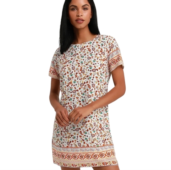 Lulus Dresses & Skirts - Lulus Nikolai Shift Dress Fairy Dainty Women S Feminine Whimsical Floral Soft